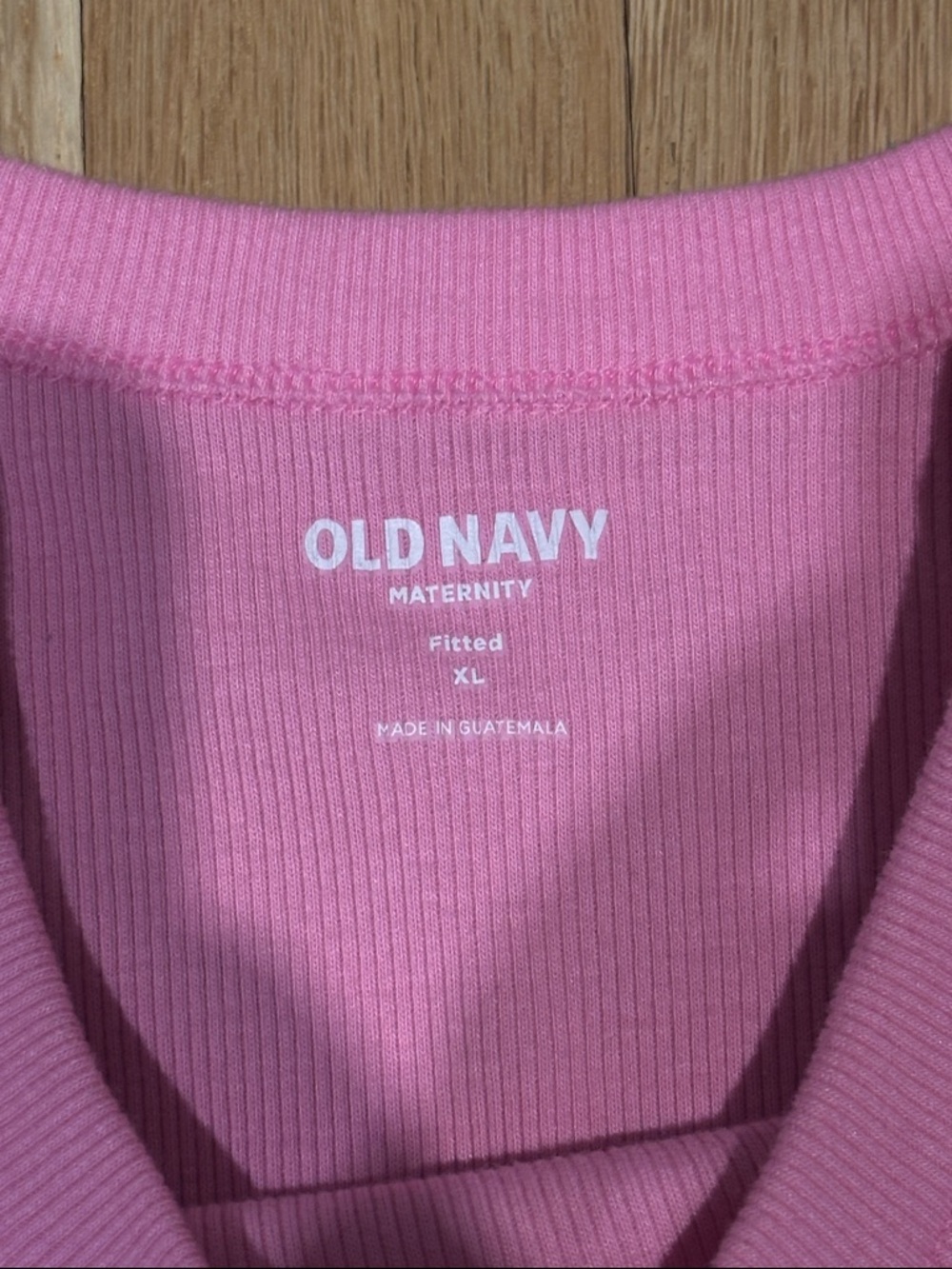 Old Navy Maternity Snug Short-Sleeve T-Shirt, Size X-Large, Hydrangea Pink Color - Picture 4 of 6